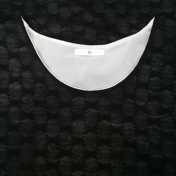 SOLD*Y's Yohji Yamamoto Black Maxi Dress Polka Dot - Picture 4 of 7